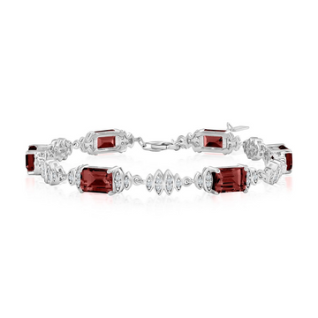 SS & GF Bracelets with Gems/Dia